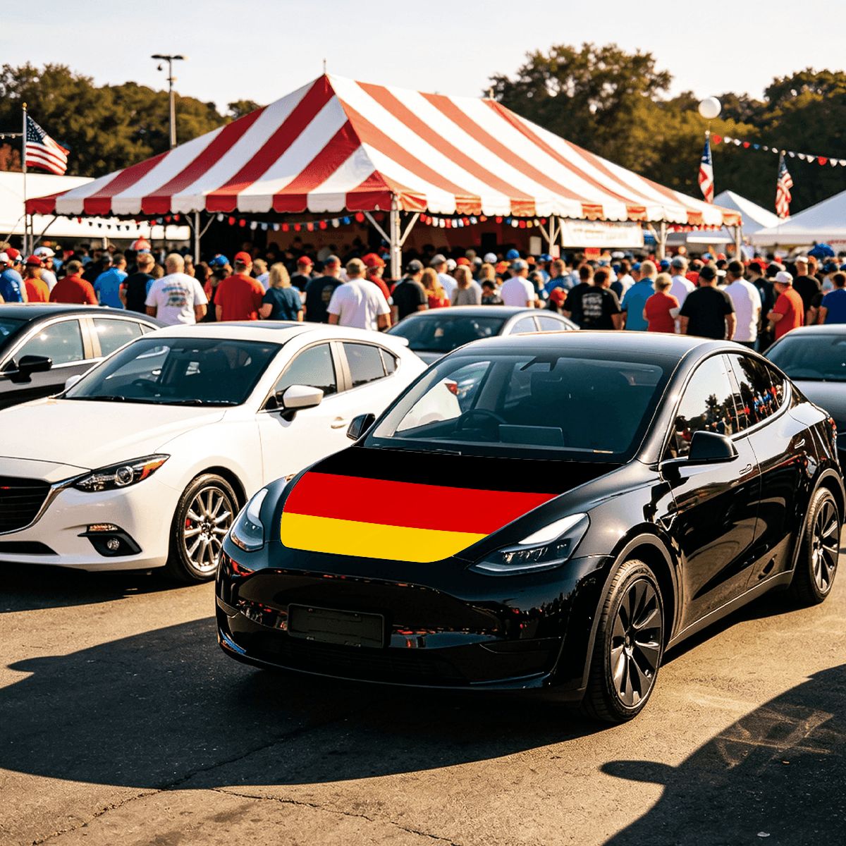 Duitsland - Premium WK 2026 Motorkap Hoes