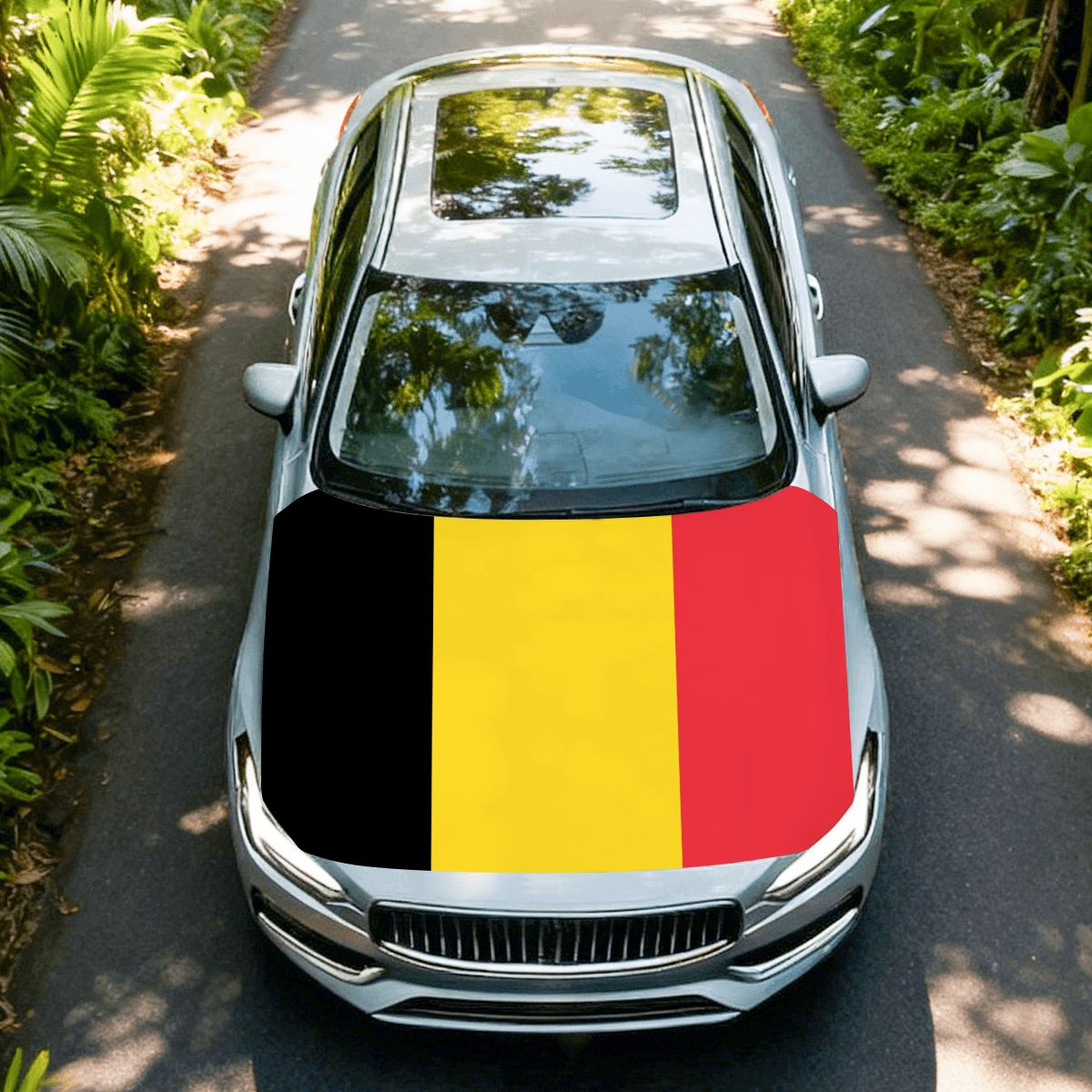 Belgie - Premium WK 2026 Motorkap Hoes