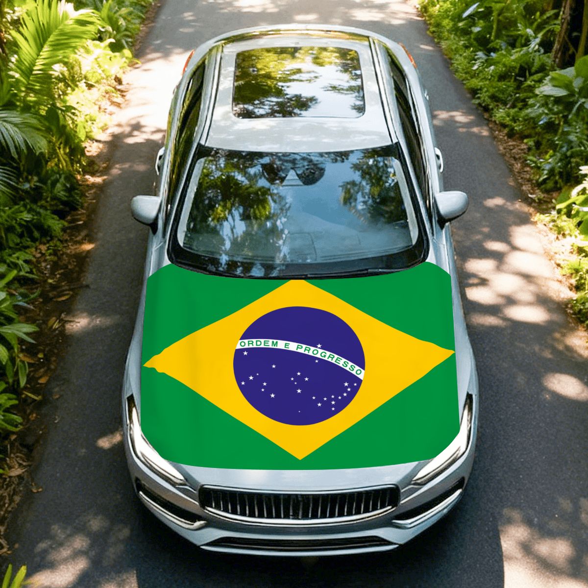 Brazilie - Premium WK 2026 Motorkap Hoes
