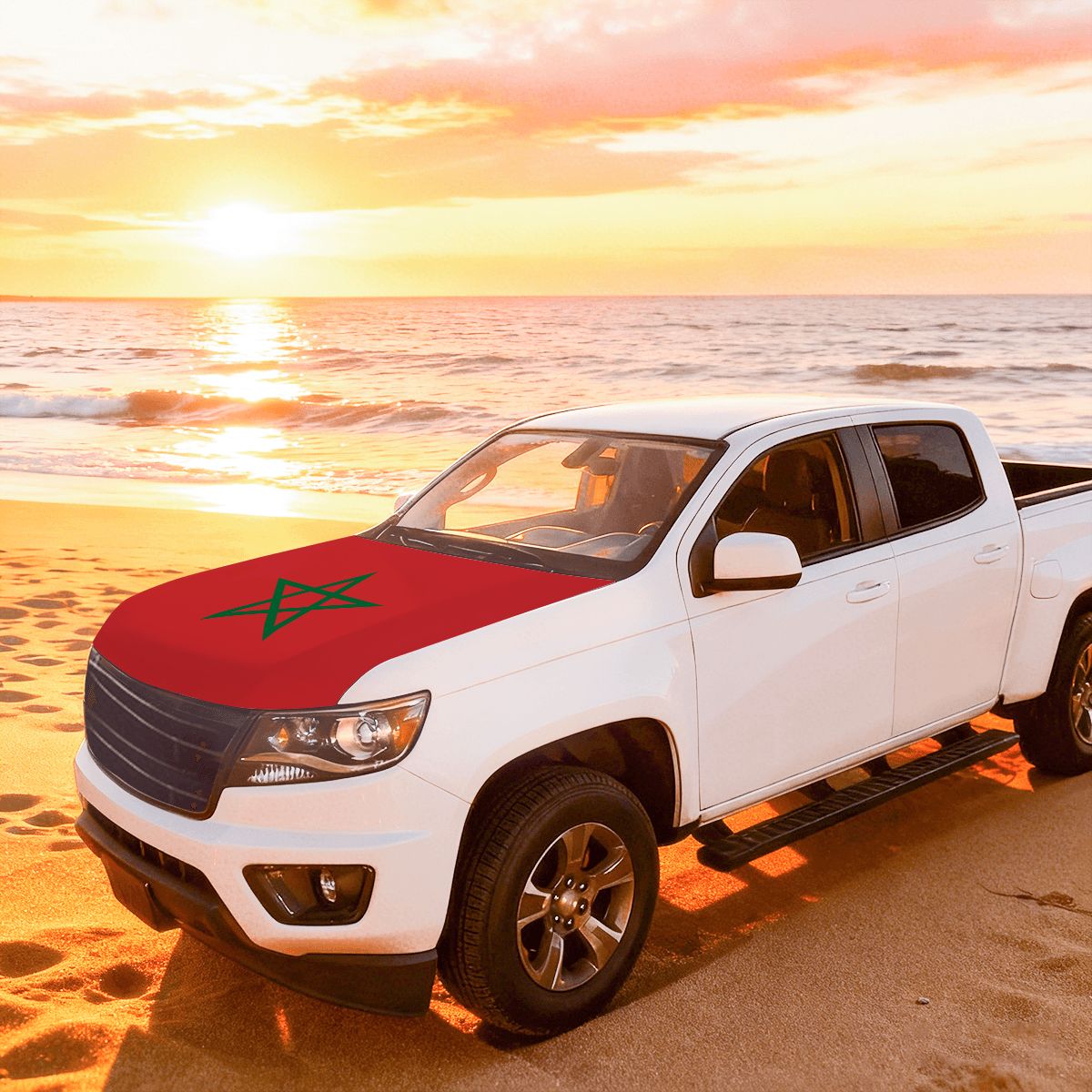 Morocco - Premium 2026 World Cup Car Hood Cover